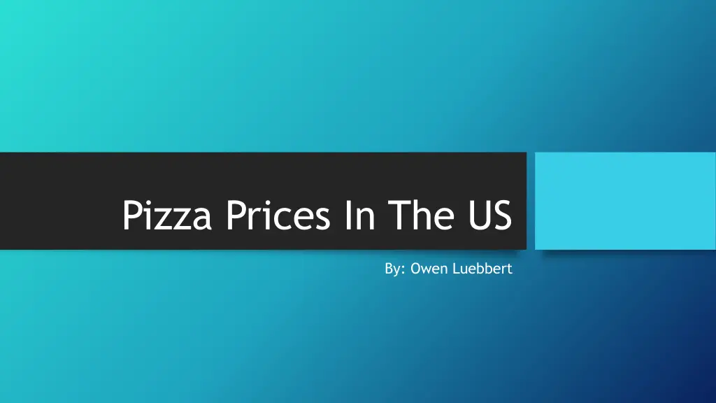pizza prices in the us n.w