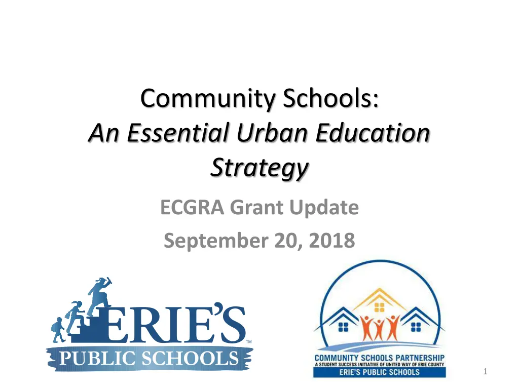 community schools an essential urban education n.w