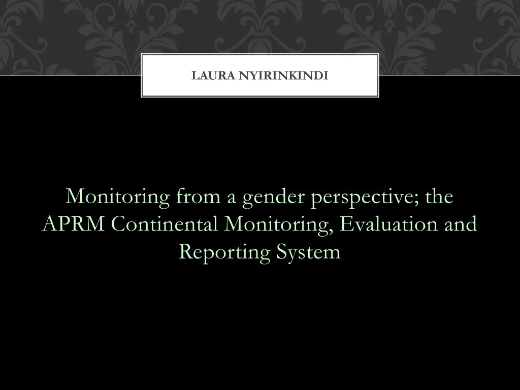 laura nyirinkindi n.w