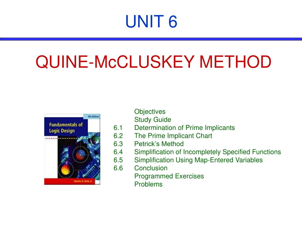 unit 6 n.w