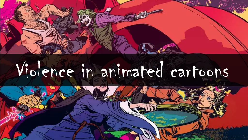 violence in animated cartoons n.w