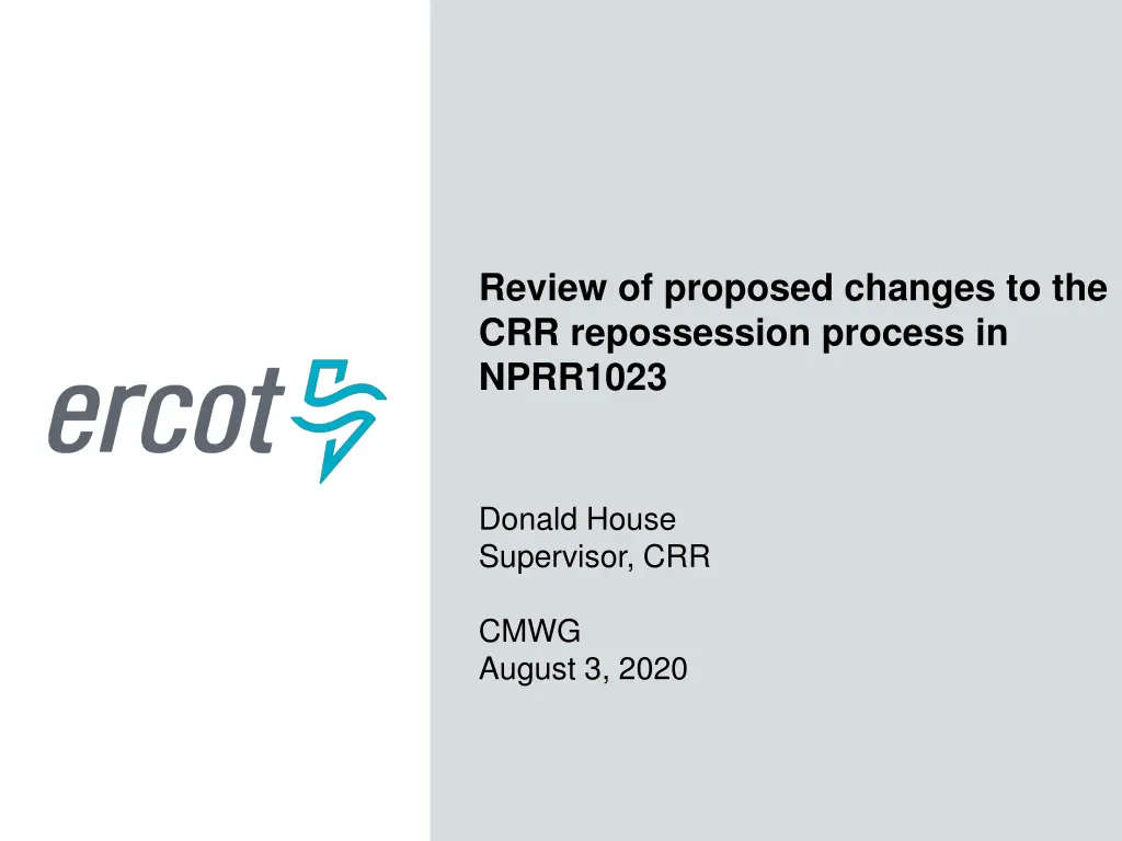 review of proposed changes n.w