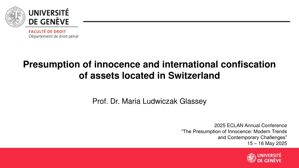 presumption of innocence and international n.w