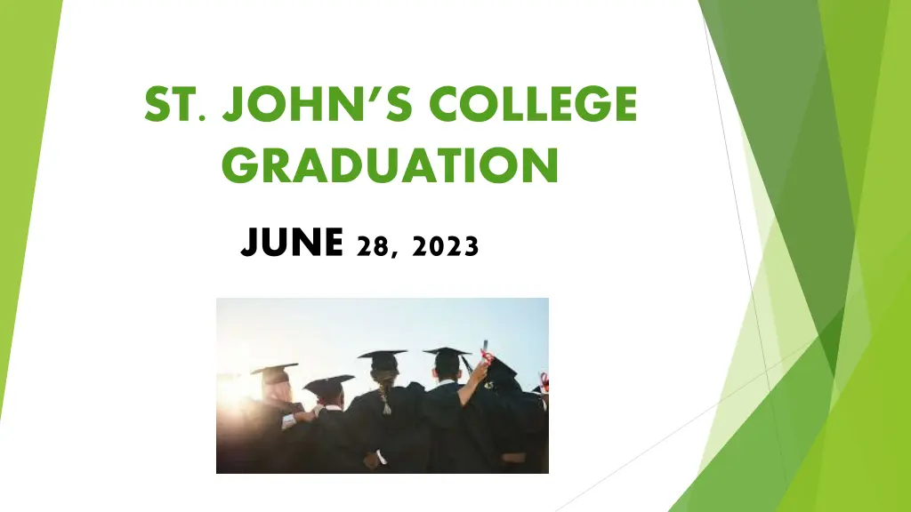 st john s college graduation n.w