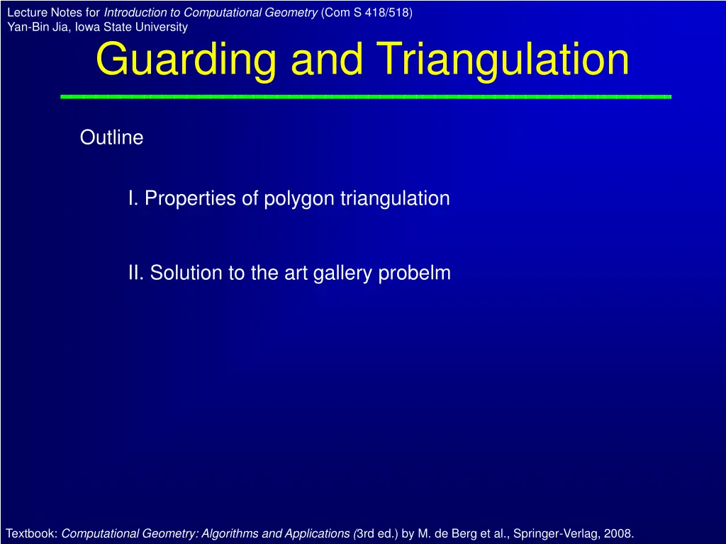 lecture notes for introduction to computational n.w