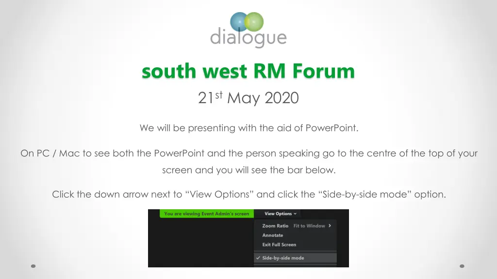 south west rm forum 21 st may 2020 n.w