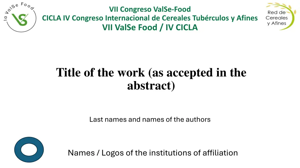 vii congreso valse food n.w