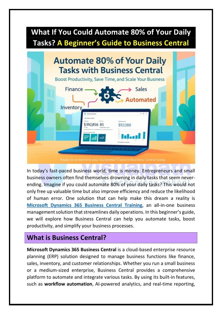 what if you could automate 80 of your daily tasks n.w
