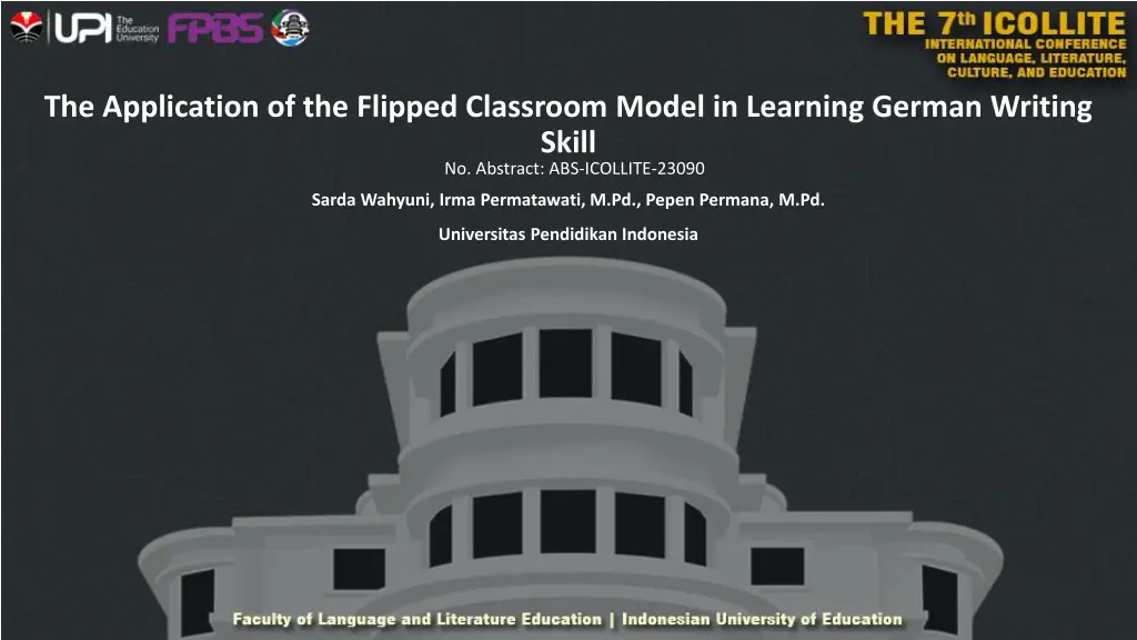 the application of the flipped classroom model n.w