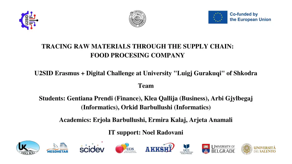 tracing raw materials through the supply chain n.w