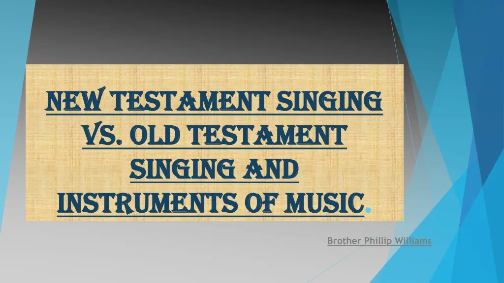 new testament singing new testament singing n.w