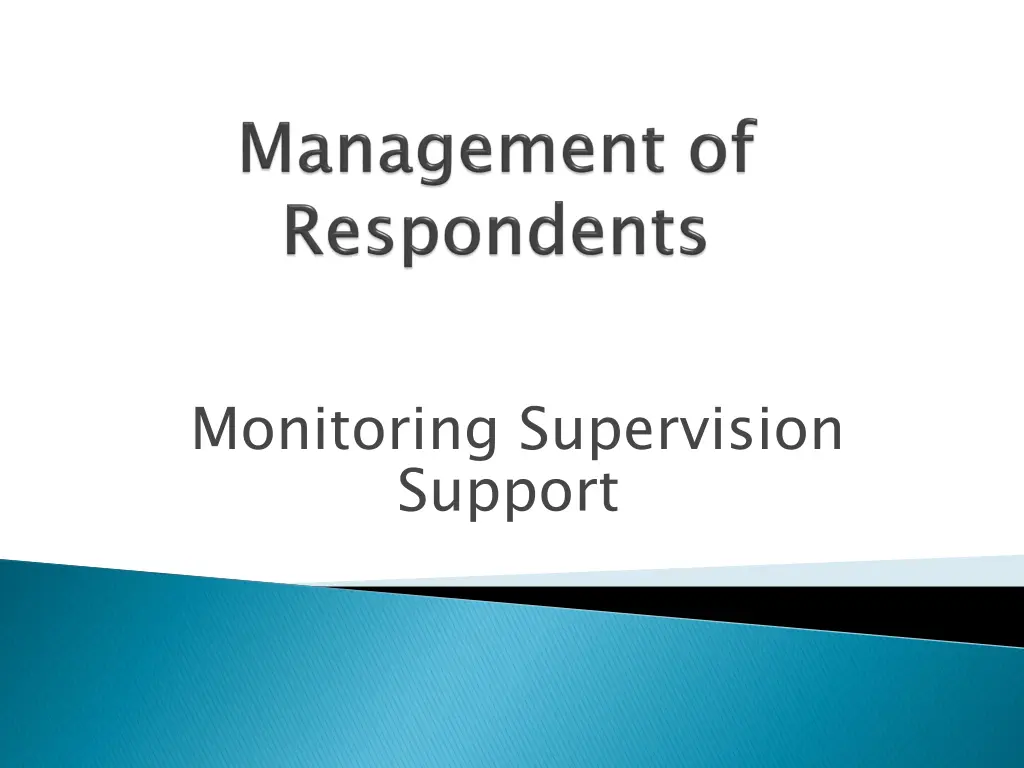 monitoring supervision support n.w