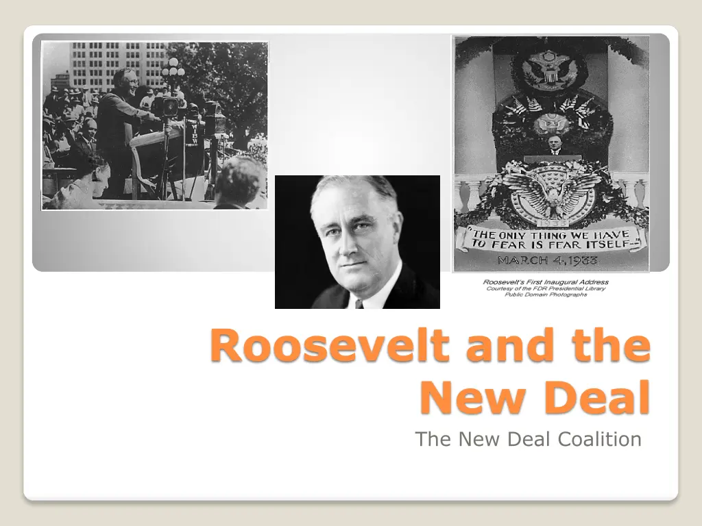 roosevelt and the new deal the new deal coalition n.w