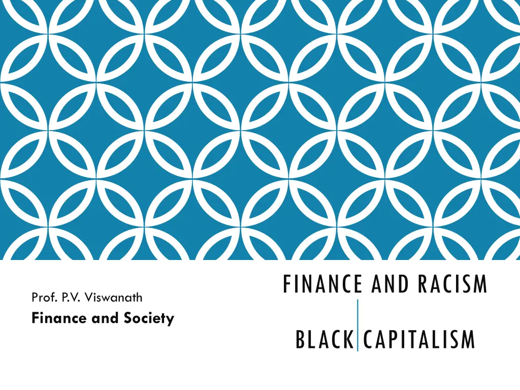 finance and racism n.w