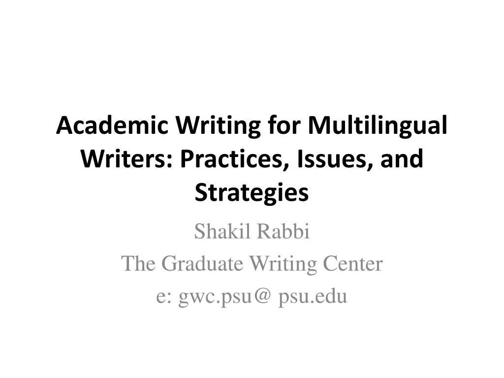 academic writing for multilingual writers n.w