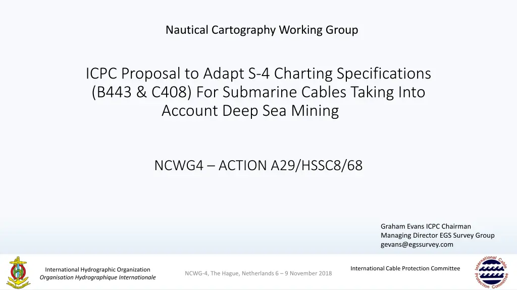 nautical cartography working group n.w
