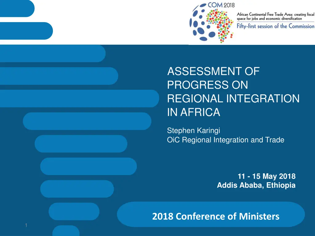 assessment of progress on regional integration n.w