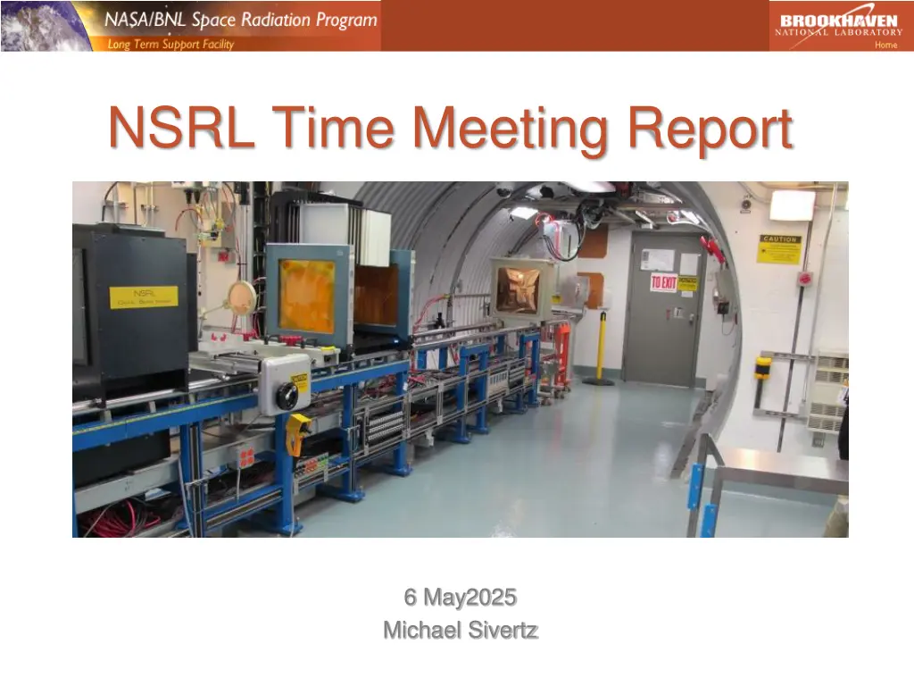 nsrl time meeting report n.w