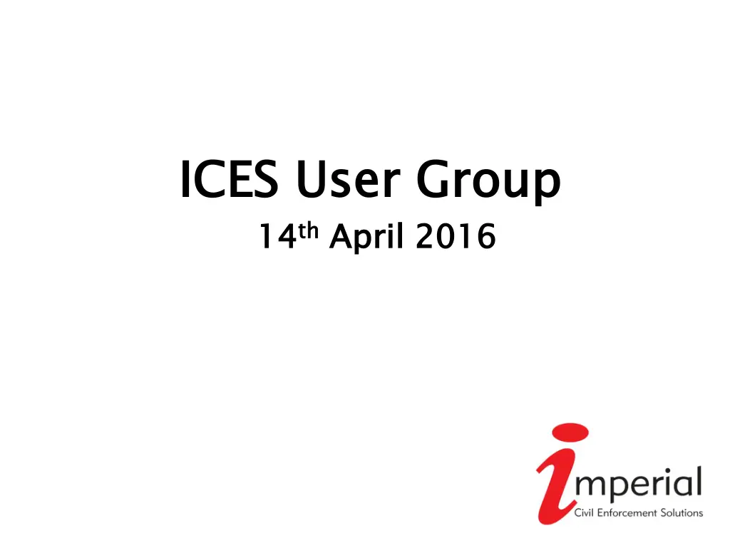 ices user group 14 n.w