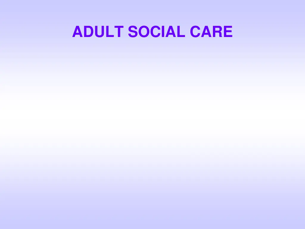 adult social care n.w