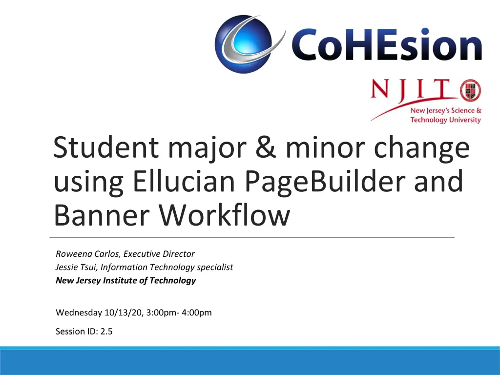 student major minor change using ellucian n.w