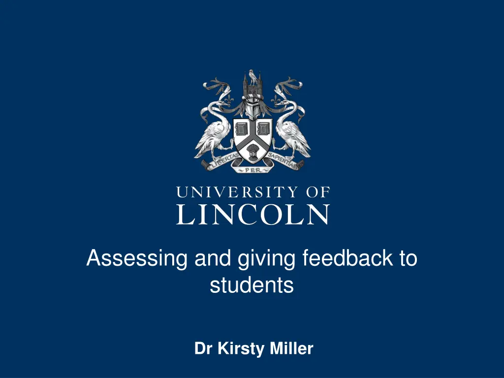 assessing and giving feedback to students n.w