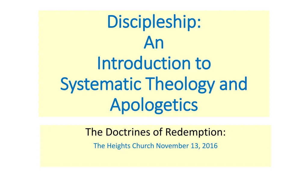 discipleship discipleship an an introduction n.w