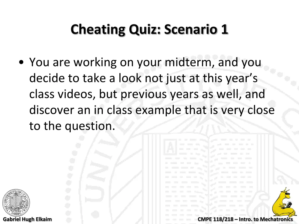 cheating quiz scenario 1 n.w