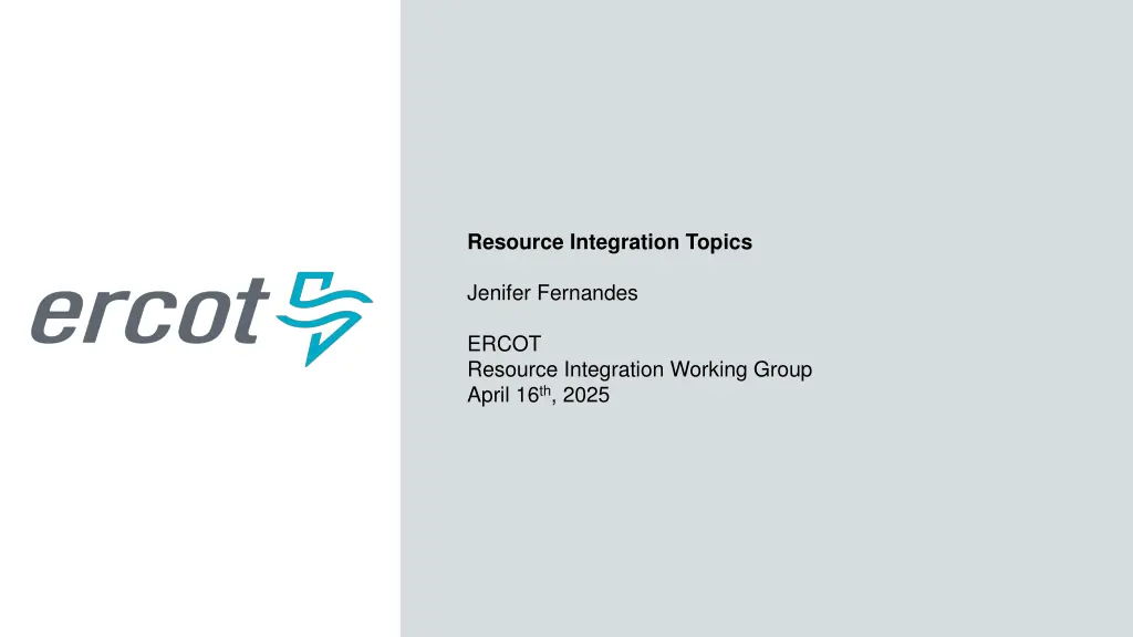resource integration topics n.w