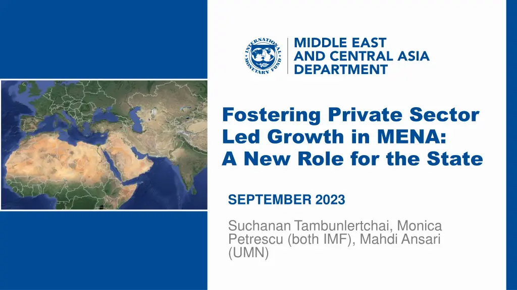 fostering private sector led growth in mena n.w