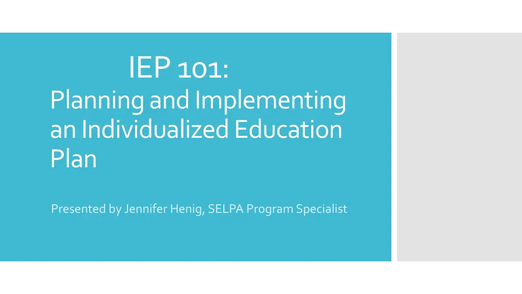 iep 101 n.w