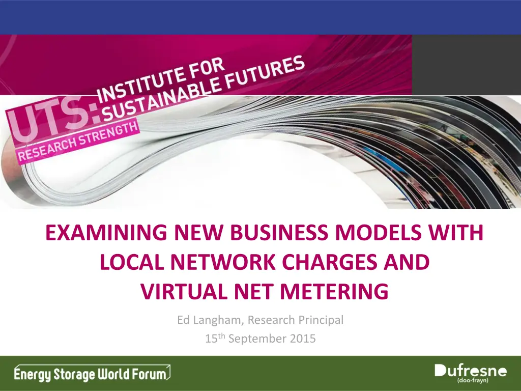 examining new business models with local network n.w