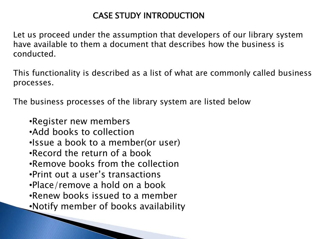 case study introduction n.w