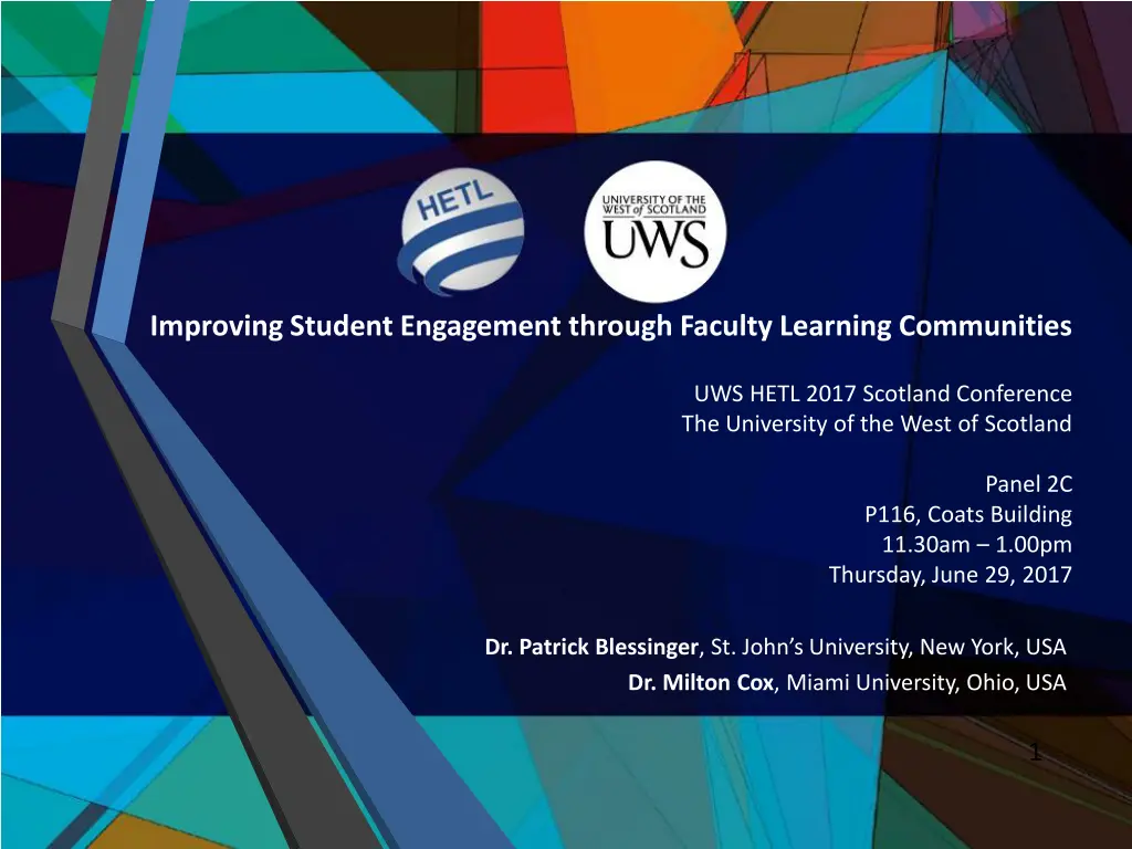 improving student engagement through faculty n.w
