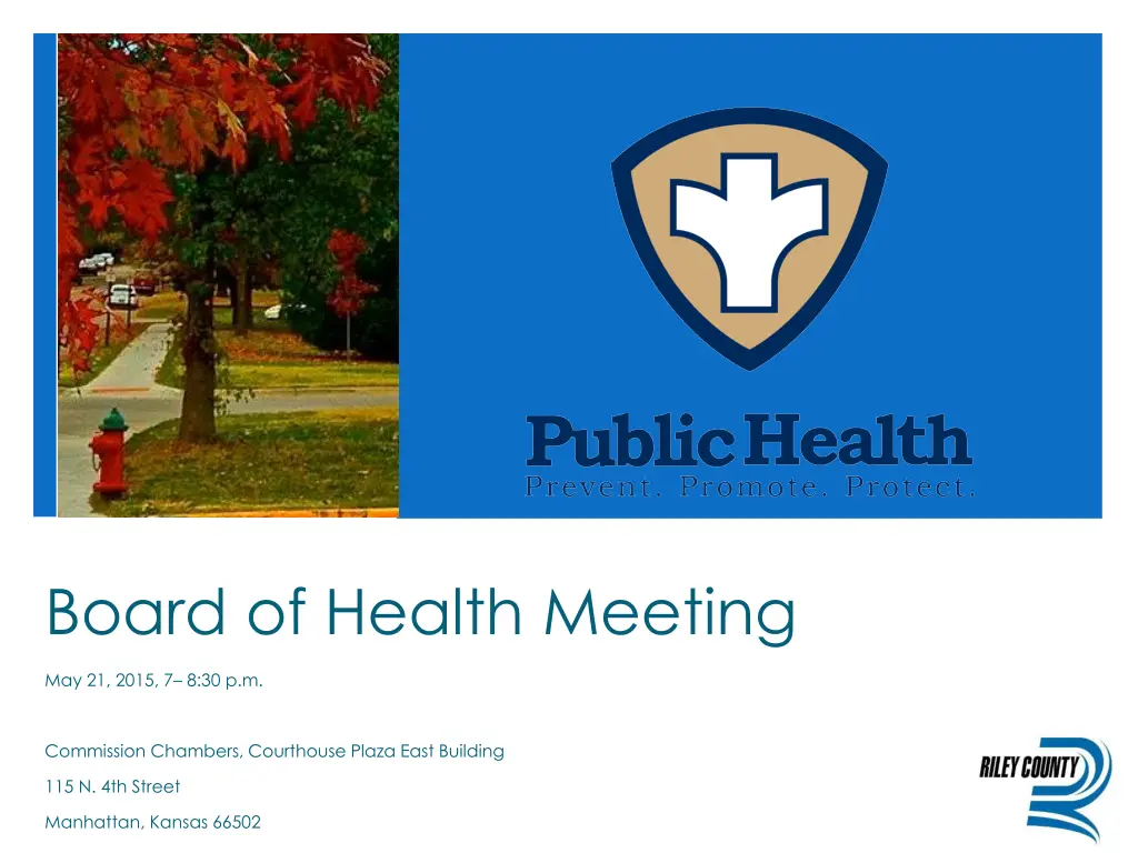 board of health meeting n.w