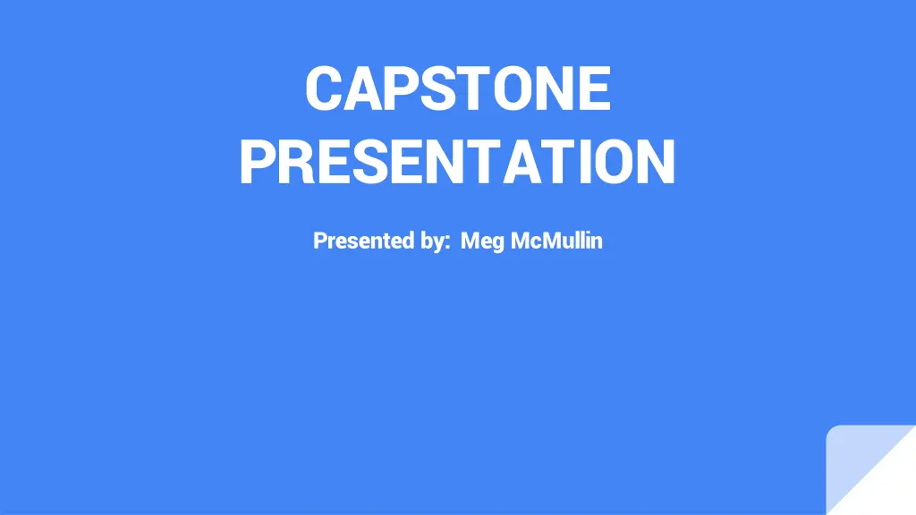 capstone presentation n.w