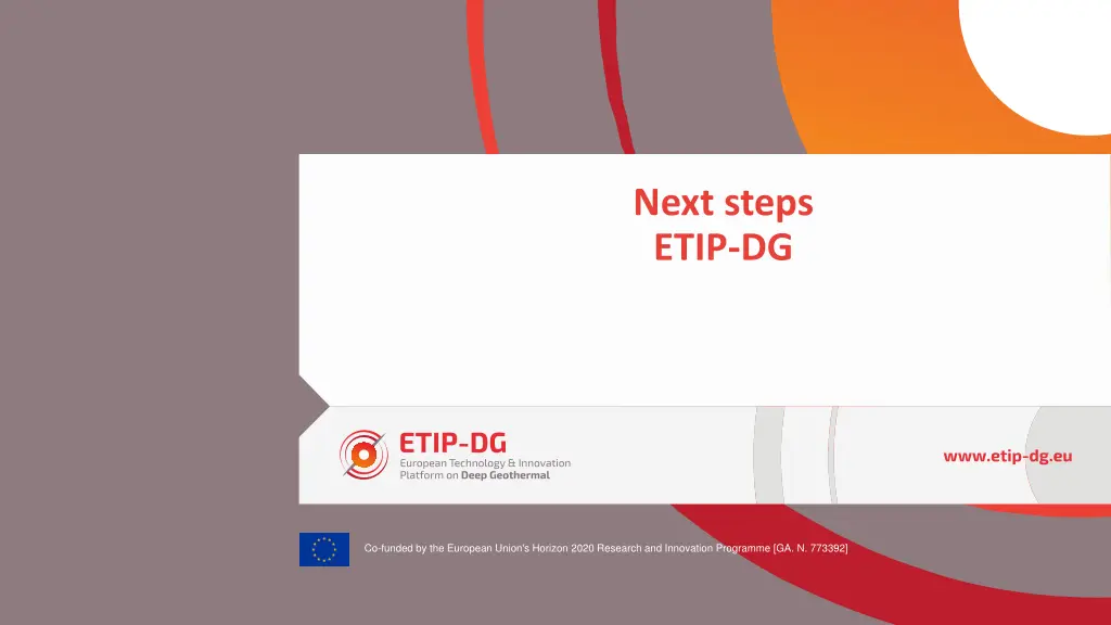 next steps etip dg n.w