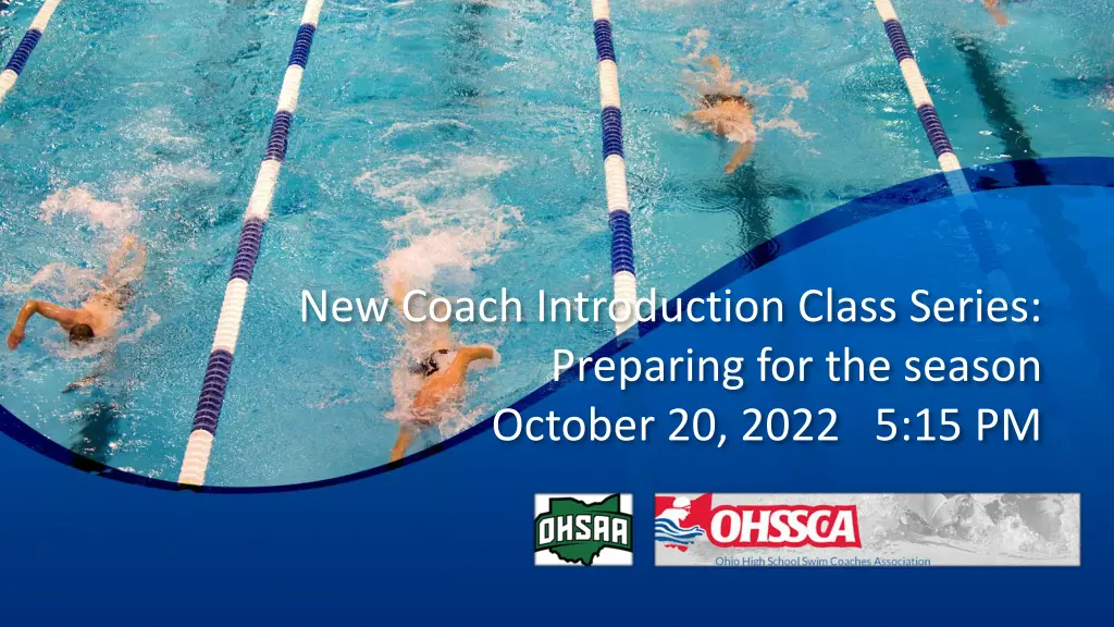 new coach introduction class series preparing n.w