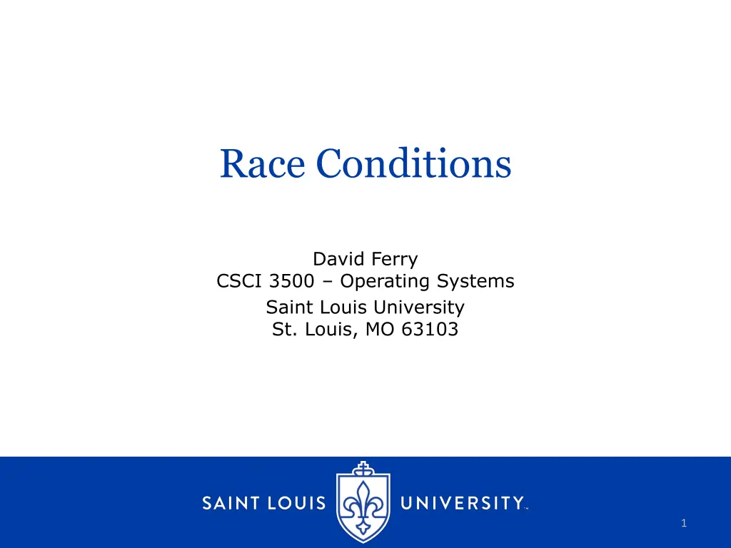 race conditions n.w