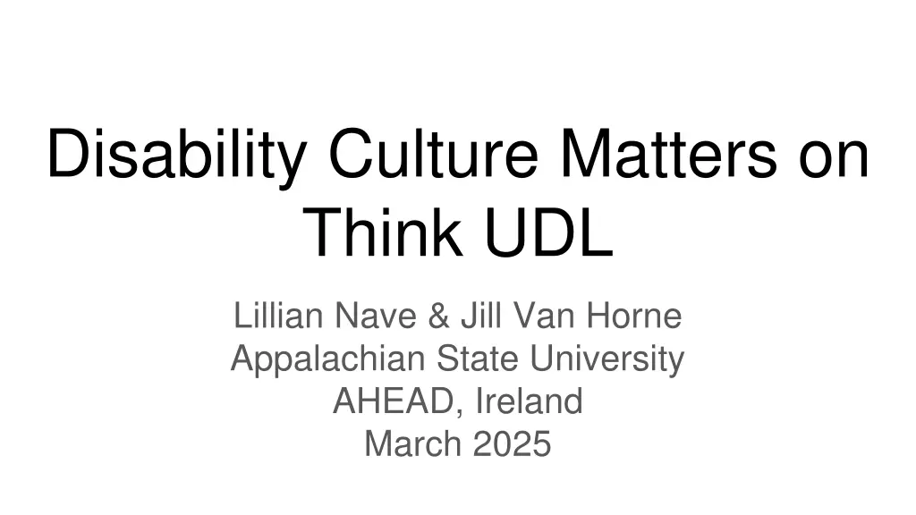 disability culture matters on think udl n.w