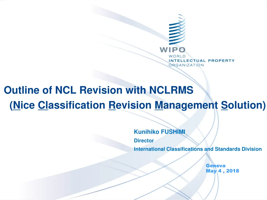 outline of ncl revision with nclrms nice n.w