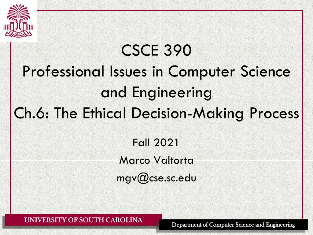 csce 390 n.w