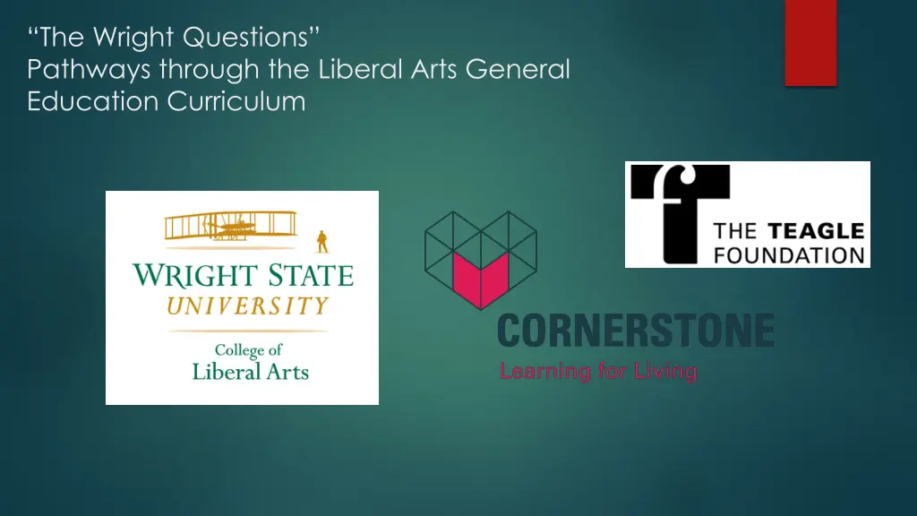 the wright questions pathways through the liberal n.w