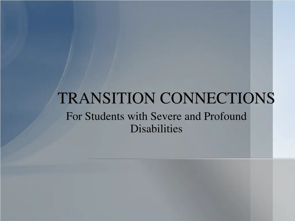 transition connections n.w