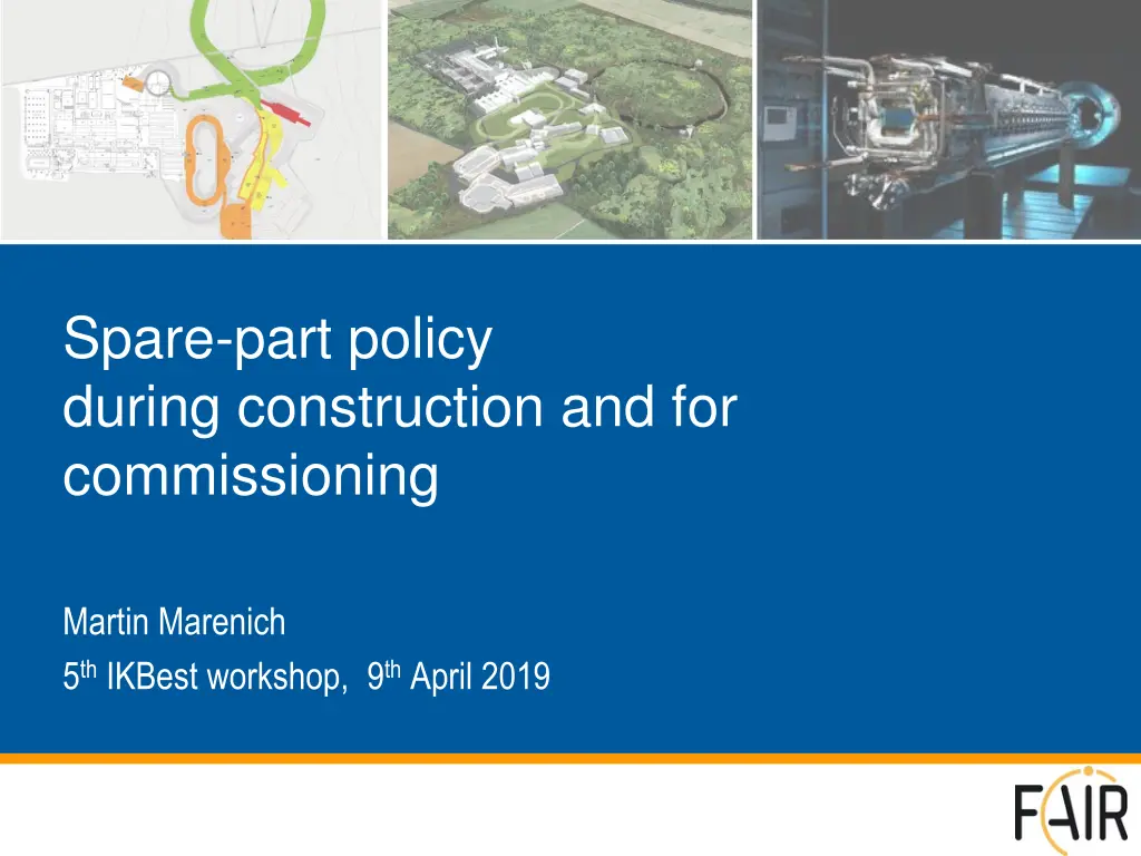 spare part policy during construction n.w