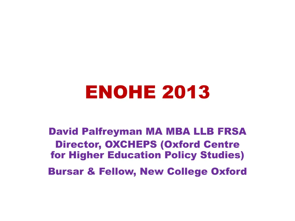 enohe 2013 n.w
