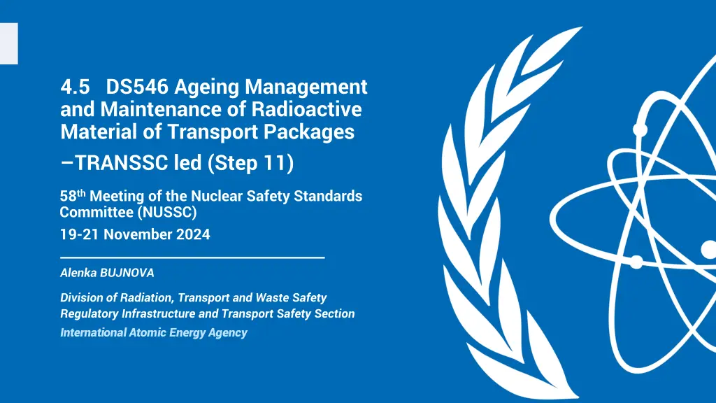 4 5 ds546 ageing management and maintenance n.w