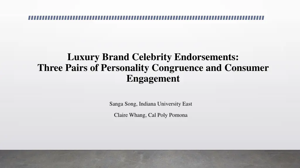 luxury brand celebrity endorsements three pairs n.w
