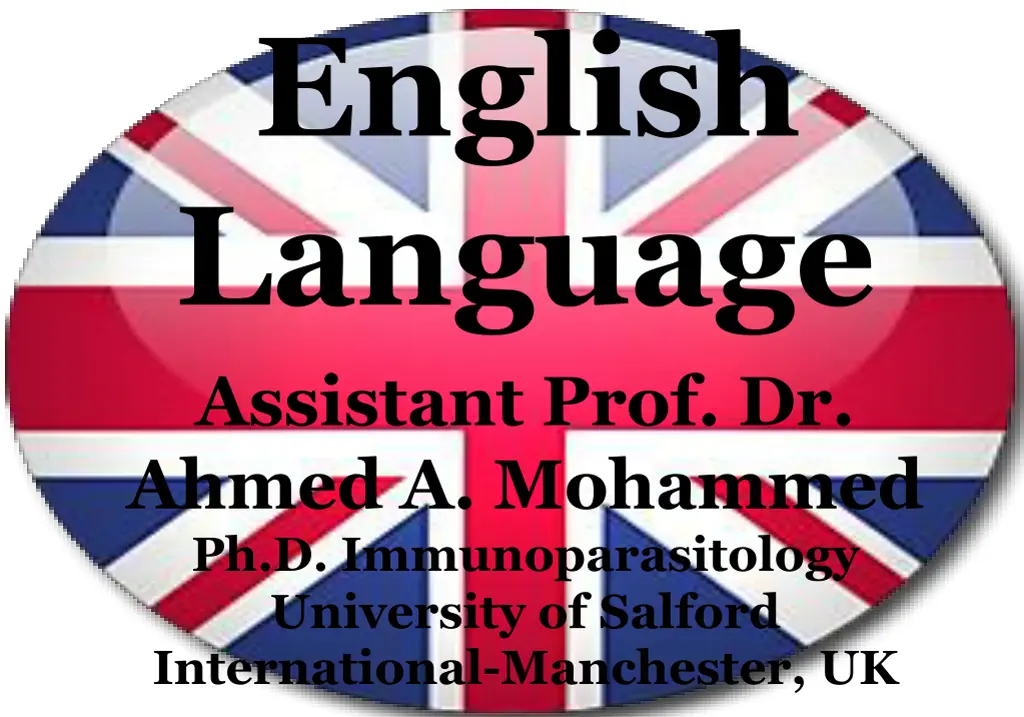 english language assistant prof dr ahmed n.w