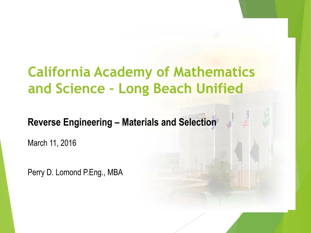 california academy of mathematics and science n.w